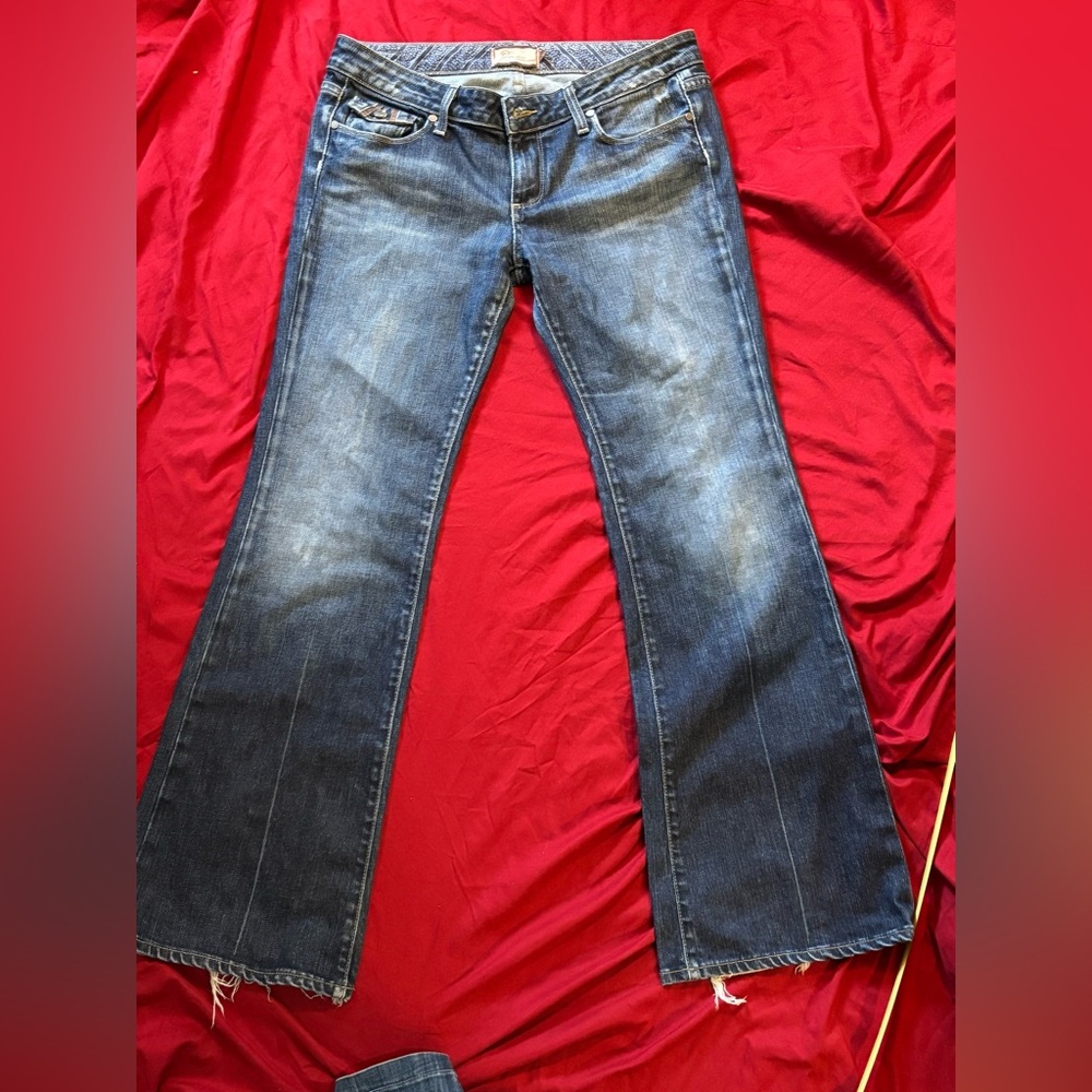 PAIGE Dark Blue Flare Jeans 31 short